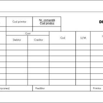 Bon de predare transfer restituire, 1/2 A4, imprimat tipizat, Darcom