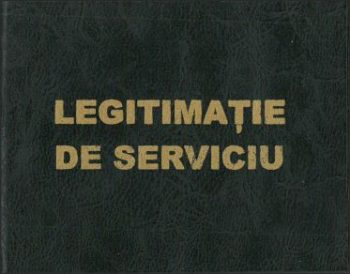 Legitimație de serviciu 95 mm x 75 mm, imprimat tipizat, Darcom