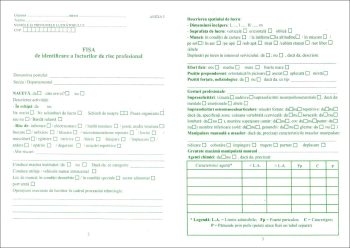 Dosar medical, A5, carnet 10 file, imprimate tipizate, Darcom