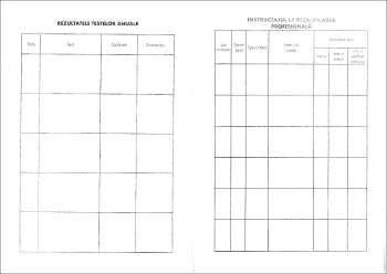 Fișă individuală de instructaj în domeniul situațiilor de urgență A5, carnet 8 file, imprimat tipizat, Darcom