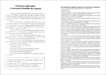 Fișă individuală de instructaj în domeniul situațiilor de urgență A5, carnet 8 file, imprimat tipizat, Darcom