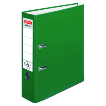 Biblioraft A4 8cm, PP, culoare verde, Herlitz