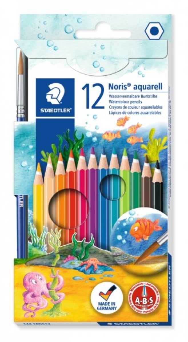 Creion color Noris Aquarell 12/set, Staedtler