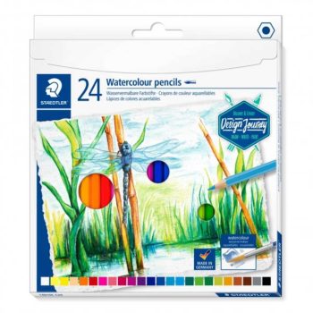 Creion color Aquarell, 24 buc., cutie carton, Staedtler