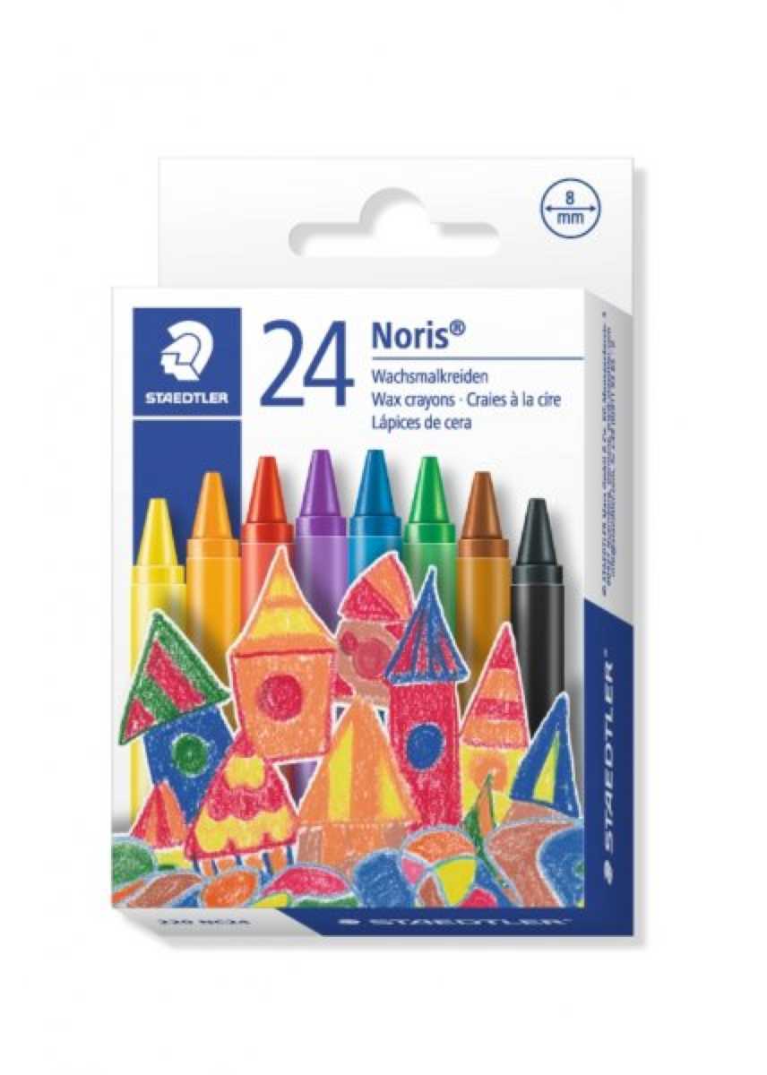 Creion color ceară Noris 24/set, Staedtler