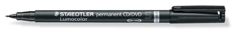 Marker permanent CD/DVD S 04 mm, negru, Staedtler