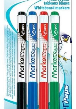 Whiteboard marker Maped Marker’Peps 4 culori/set