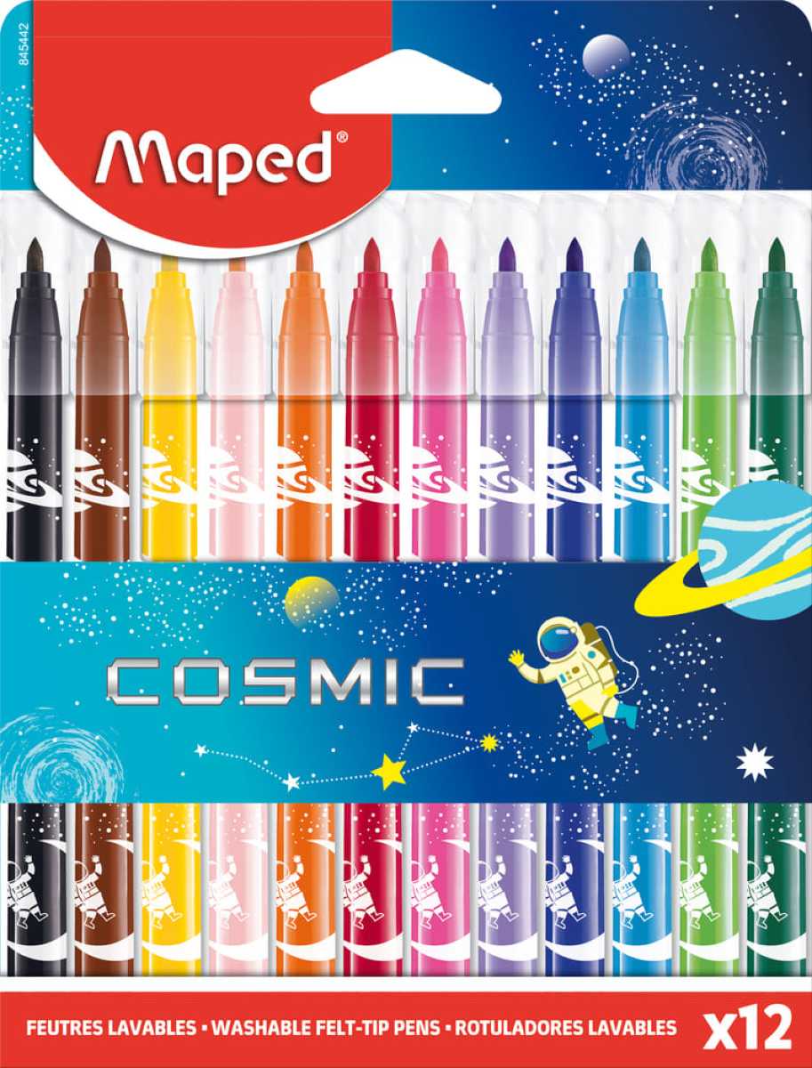 Carioca Maped Cosmic Kids Jungle 12 culori
