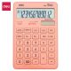Calculator birou 12 digits 1541, roz pastel, Deli