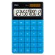 Calculator birou 12 digits modern, albastru, Deli