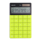 Calculator birou 12 digits modern, verde, Deli