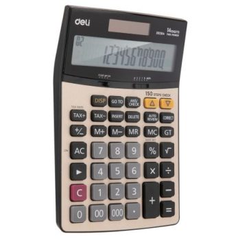 Calculator birou 14 digits, metal, 39264, Deli