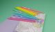 Creioane colorate 24 culori pastel, triunghiulare, Kores