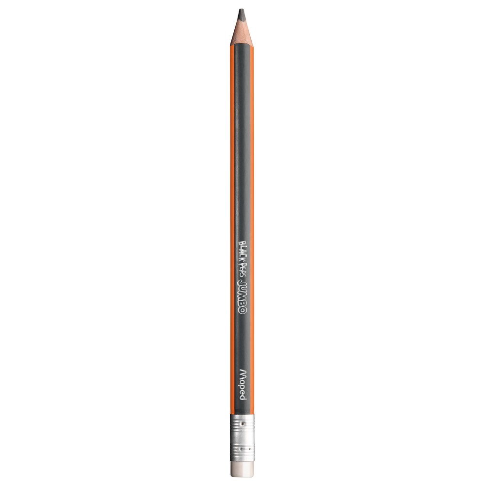 Creion cu guma Maped Black’Peps Jumbo HB