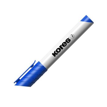 Marker whiteboard albastru, 3 mm, Kores