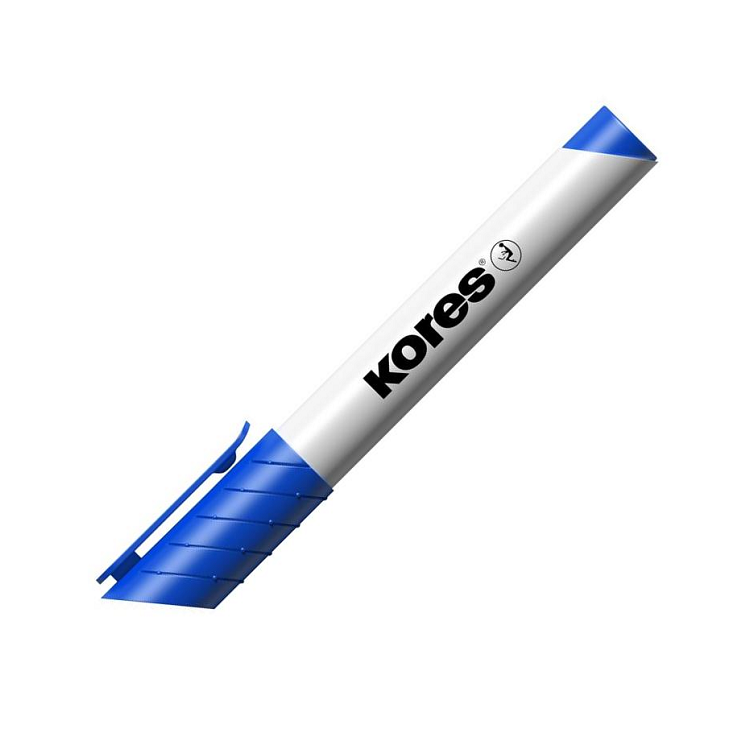Marker whiteboard albastru, 3 mm, Kores