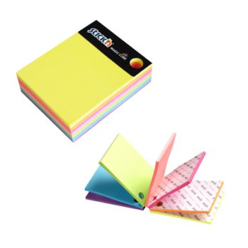 Magic cube color 101 x 76 mm, 280 file, Stick’n, 7 culori neon, Hopax