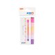 Stick index hârtie color 45 x 15 mm, 6 x 30 file/set, Stick’n, 6 culori neon și pastel, Hopax