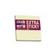 Notes autoadeziv extra-sticky 76 x  76mm, 90 file, Stick’n, galben pastel, Hopax