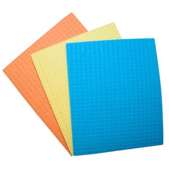 Lavete umede, absorbante, 18 x 16 cm, 3buc./set, Office Products, culori asortate