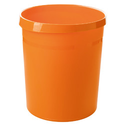 Coș de birou pentru hârtii, 18 litri, Han Grip Trend-Colours, orange, Han