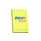 Notes autoadeziv 76 x  51 mm, 100 file, Stick’n, galben neon, Hopax