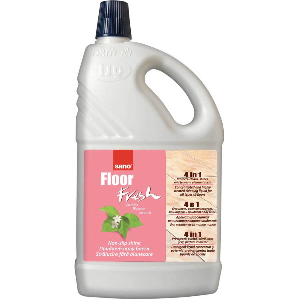 Detergent pentru pardoseli, curata si parfumeaza, 2 litri, Sano Floor Fresh, jasmin, Sano