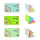 Magic notes autoadeziv 76 x 127 mm, 100 file, Stick’n Magic Notes, 4 culori pastel, Hopax