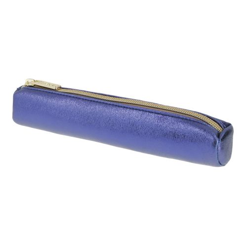 Necessaire rotund mini, dimensiune 21 x 4 x 4 cm, culoare Midnight Blue