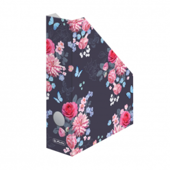 Suport dosare carton, A4, motiv Ladylike Flowers