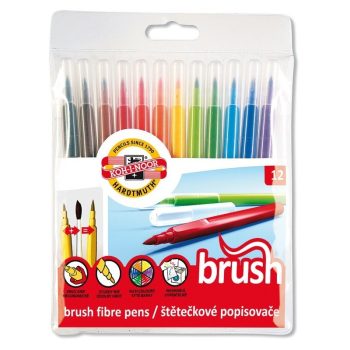 Set 12 culori carioca PAINT BRUSH, Koh-I-Noor