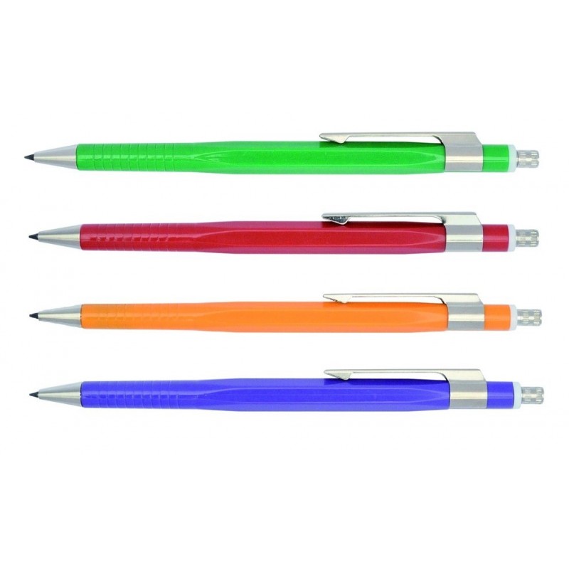Creion mecanic 2 mm automat, metal, ascuțitoare, l 145 mm, Koh-I-Noor