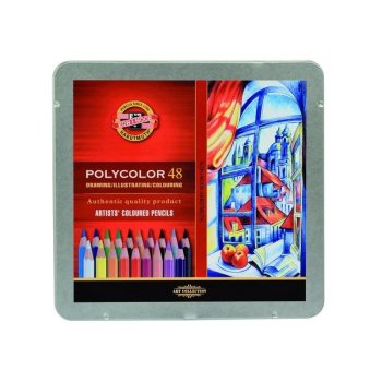 Seturi creioane colorate Polycolor în cutie metalică sau blister, Koh-I-Noor