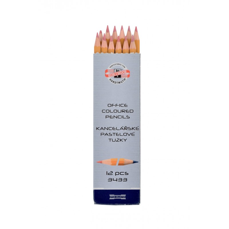 Creion bicolor ROSU-ALBASTRU, Koh-I-Noor