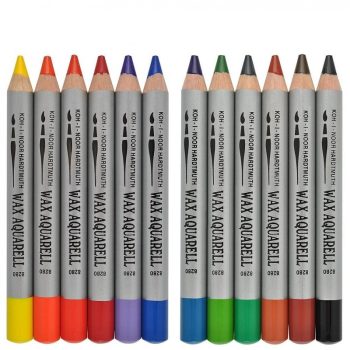 Creion Wax Aquarell, diferite culori, Koh-I-Noor