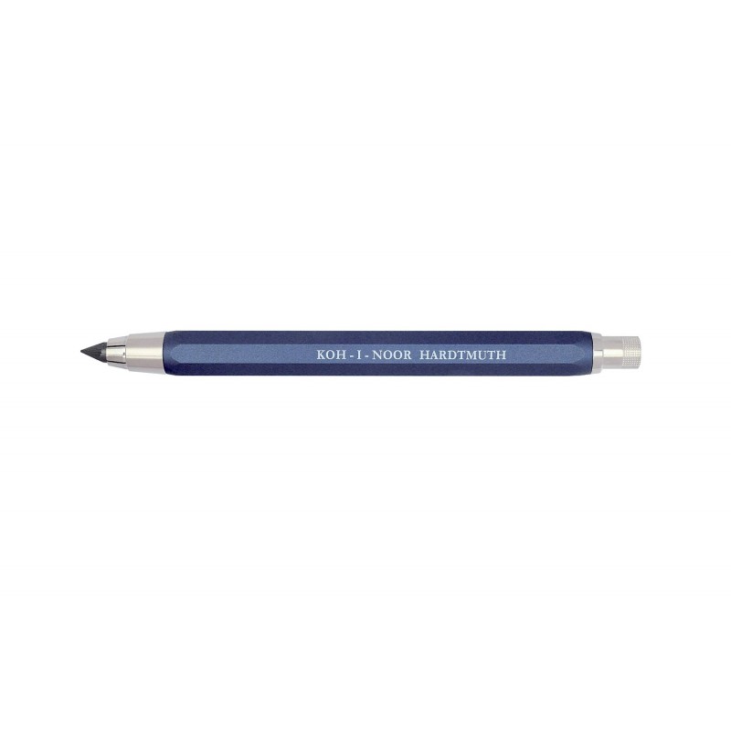 Creion mecanic 5.6 mm metal, ascuțitoare 6 petale, L 143 mm, ARGINTIU, Koh-I-Noor