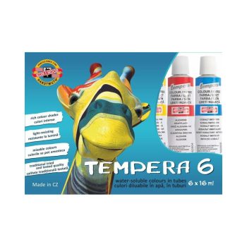 Set tempera 6 culori, Girafa, Koh-I-Noor