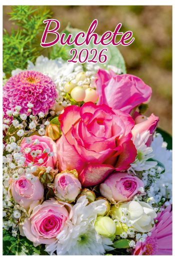 Calendar de perete 2026, Buchete, Darcom