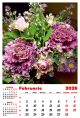 Calendar de perete 2026, Buchete, Darcom