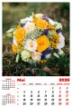 Calendar de perete 2026, Buchete, Darcom