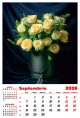 Calendar de perete 2026, Buchete, Darcom