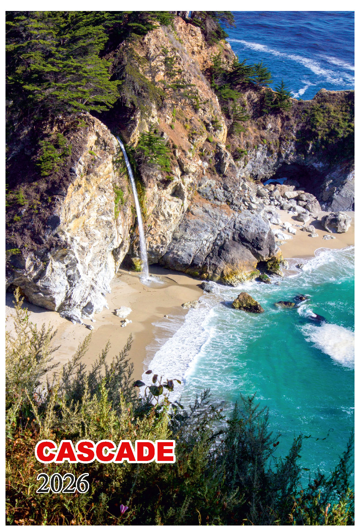 Calendar de perete 2026, Cascade, Darcom