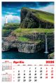 Calendar de perete 2026, Cascade, Darcom