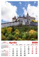 Calendar de perete 2026, Castele, Darcom