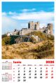 Calendar de perete 2026, Castele, Darcom
