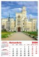 Calendar de perete 2026, Castele, Darcom