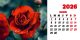 Calendar de birou 2026, Flori, Darcom