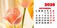 Calendar de birou 2026, Flori, Darcom