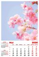 Calendar de perete 2026, Flori, Darcom