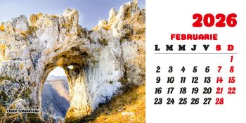 Calendar de birou 2026, Gorjul inedit, Darcom